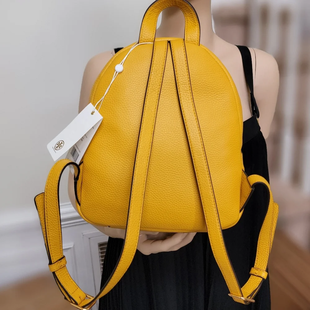 ⚠️LAST 1⚠️ Tory Burch Thea Mini Backpack Yellow - Picture 2 of 8